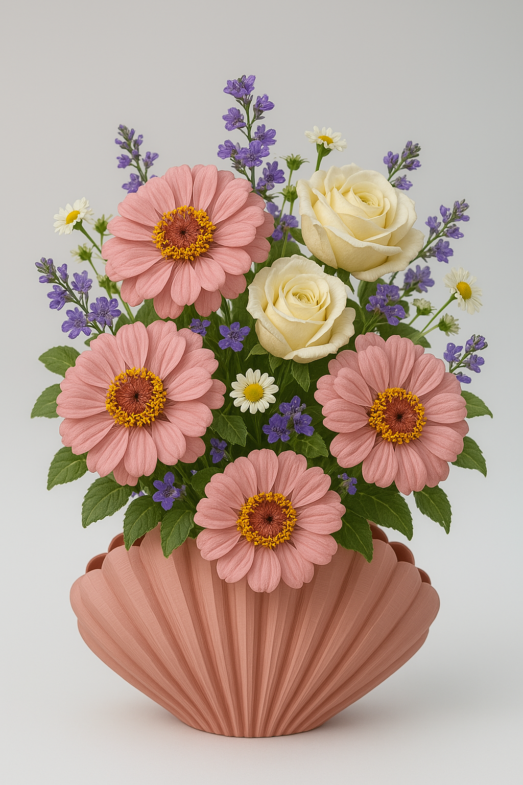 Stylish 3D printed vase with modern twisted design - Premium Quality