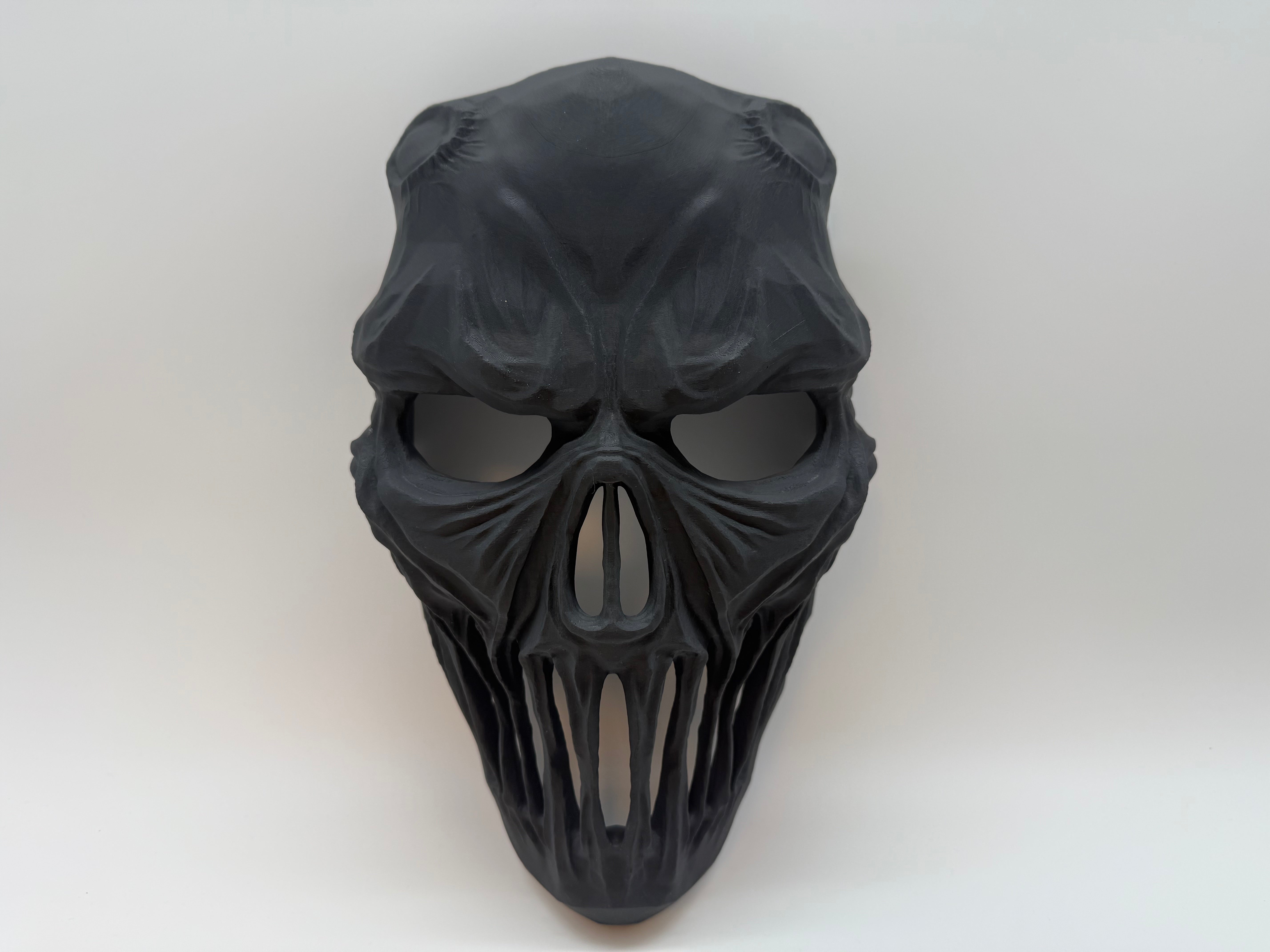 Black Horror Skull Mask – The Ultimate Creepy Look – Premium Quality
