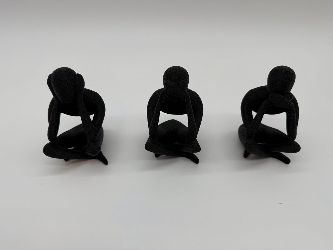 "Hear, See and Be Silent" Images – Minimalist Design - Premium Quality