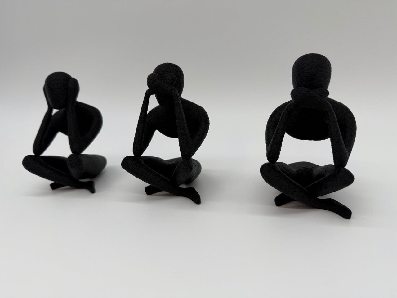 "Hear, See and Be Silent" Images – Minimalist Design - Premium Quality