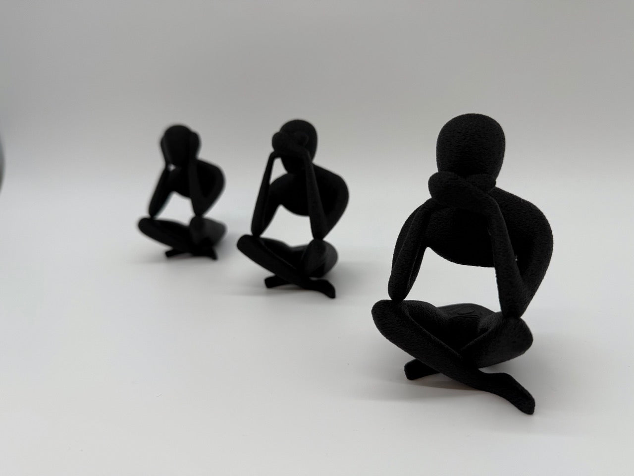 "Hear, See and Be Silent" Images – Minimalist Design - Premium Quality