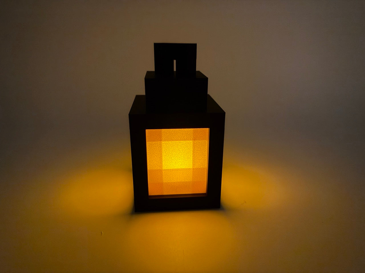 Pixel Lantern - Minecraft Inspiration - Premium Quality