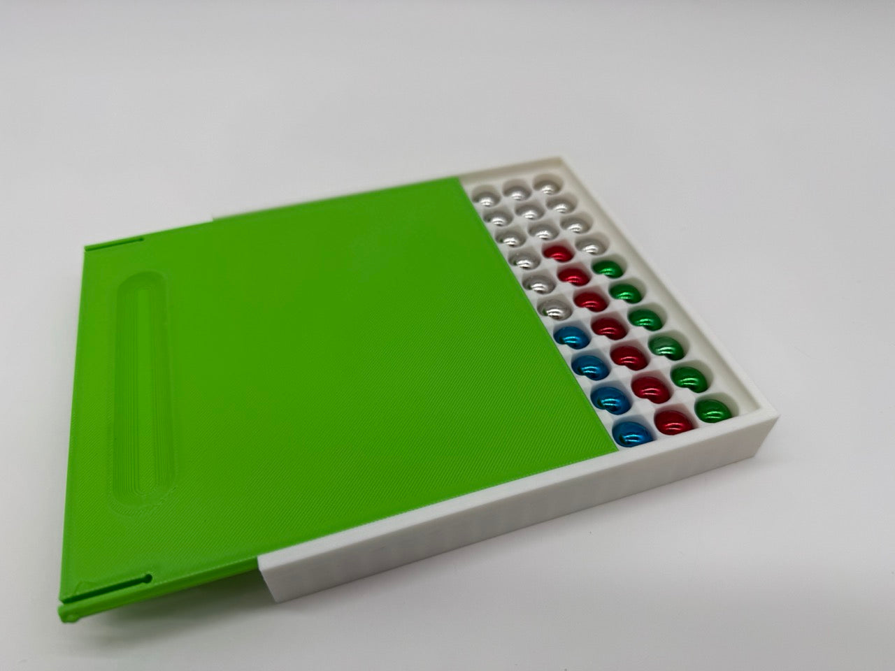 GraviTrax Storage Box for 100 Marbles – 3D Printed Storage Box with Sliding Lid - Premium Quality